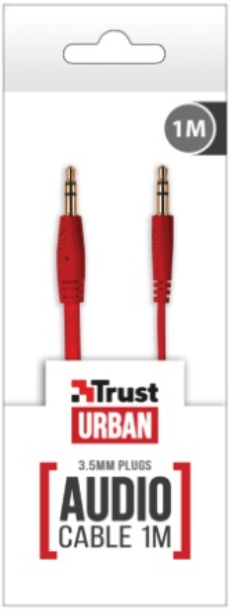 TRUST Cavo AUX Trust 1.5 m rosso